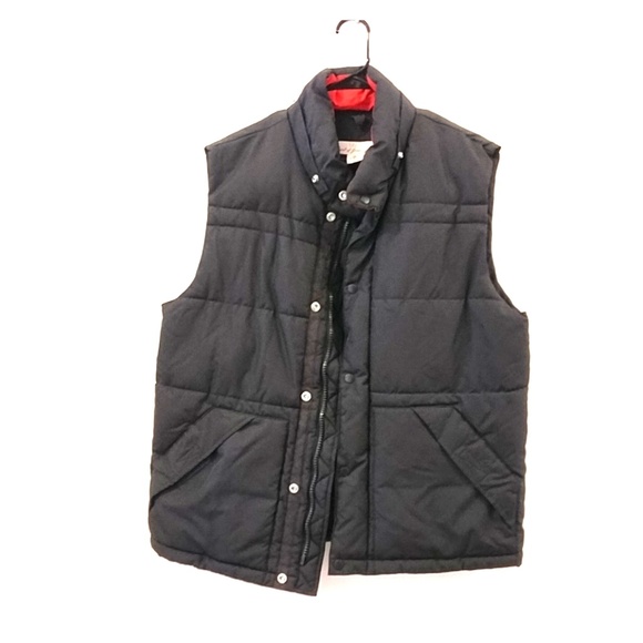 black winter vest